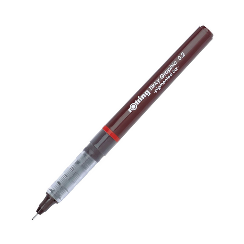 Bút lông kim chuyên dùng để vẽ phác thảo Rotring Tikky Graphic Fineliner (Cây lẻ)