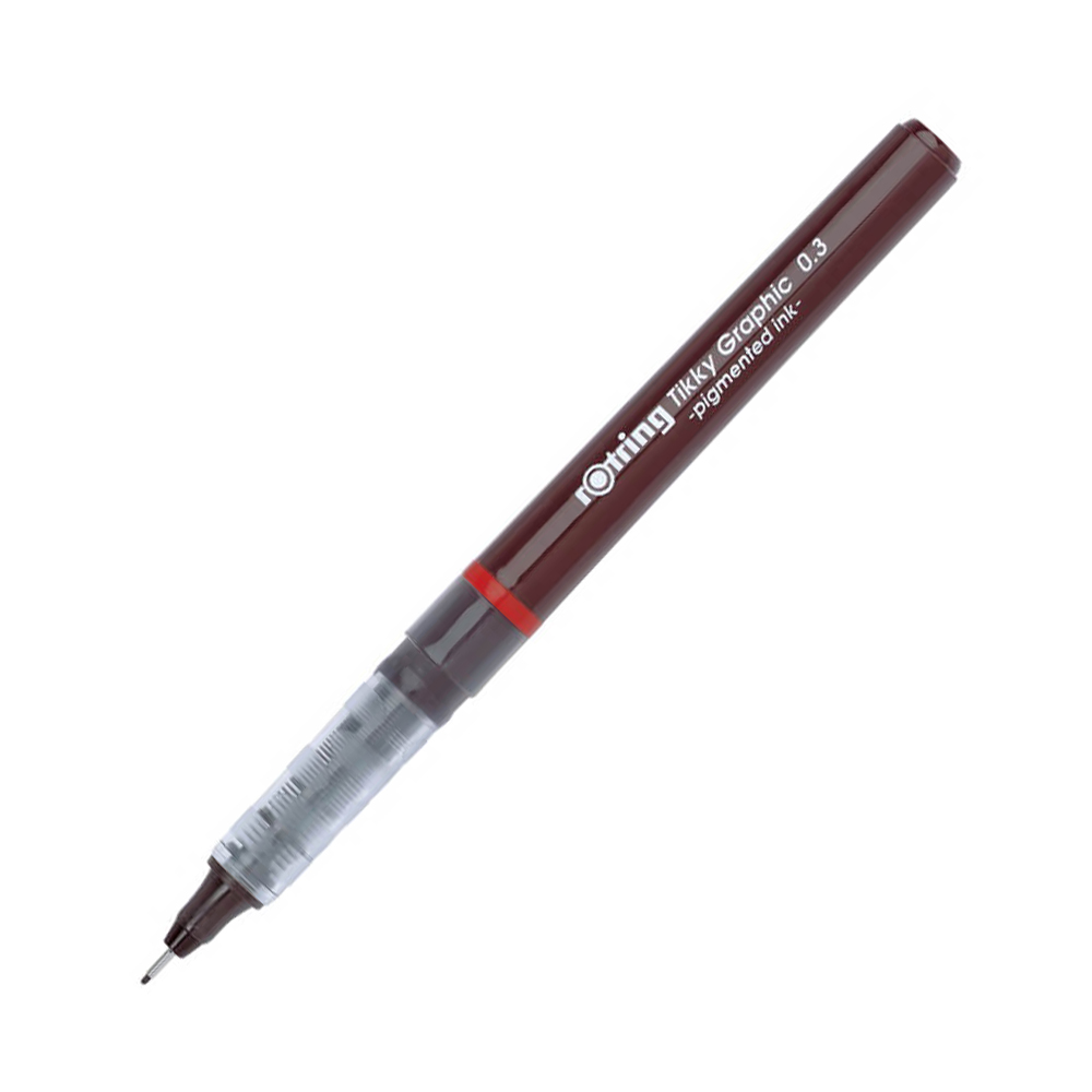 Bút lông kim chuyên dùng để vẽ phác thảo Rotring Tikky Graphic Fineliner (Cây lẻ)