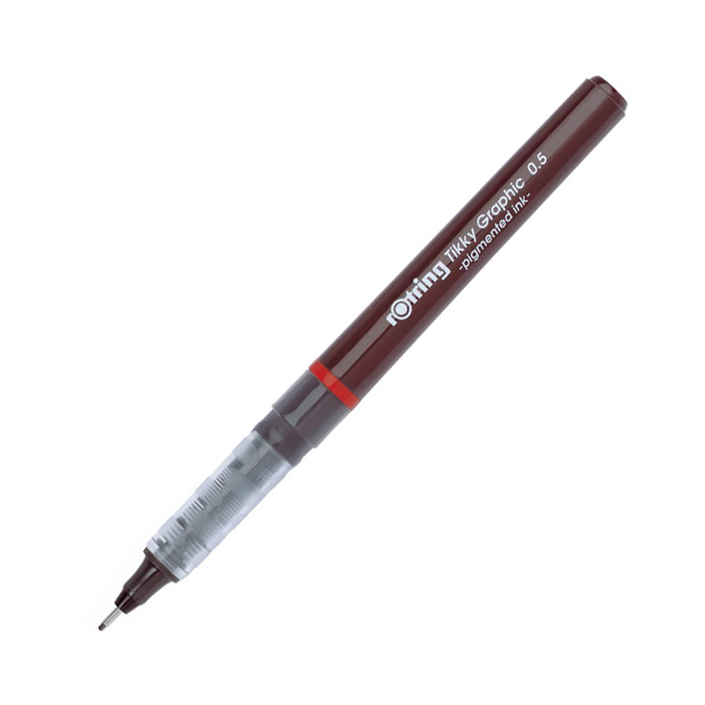 Bút lông kim chuyên dùng để vẽ phác thảo Rotring Tikky Graphic Fineliner (Cây lẻ)