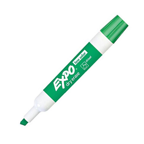 Bút lông viết bảng không mùi Expo Low Odor Erase Marker Chisel 4.5mm (Cây lẻ)