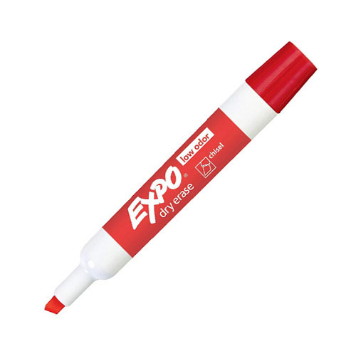 Bút lông viết bảng không mùi Expo Low Odor Erase Marker Chisel 4.5mm (Cây lẻ)