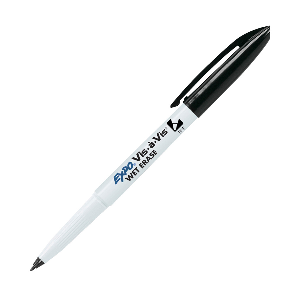 Bút lông viết bảng ngòi cứng Expo Vis-a-Vis Wet Erase Fine Markers (Cây lẻ)