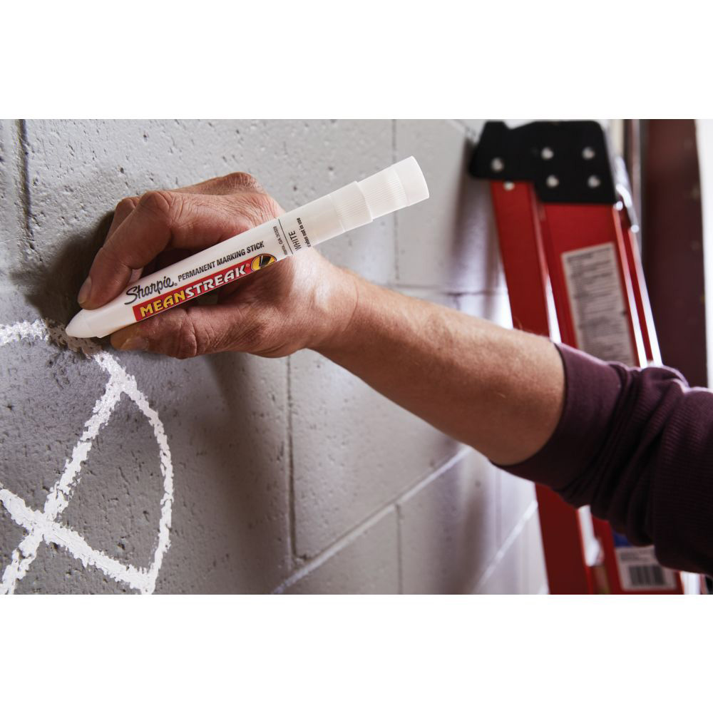 Bút sáp đánh dấu công nghiệp siêu bền ngòi tròn Sharpie Mean Streak, Bullet Tip