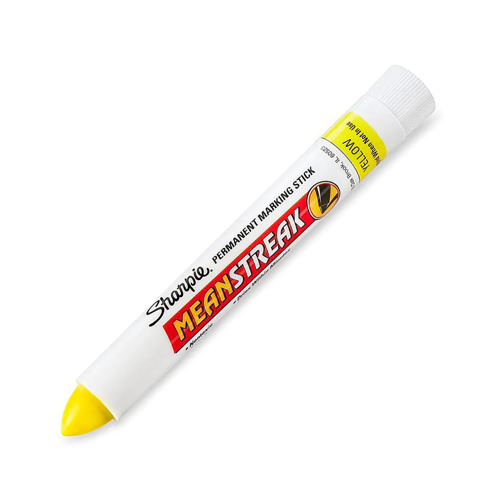 Bút sáp đánh dấu công nghiệp siêu bền ngòi tròn Sharpie Mean Streak, Bullet Tip
