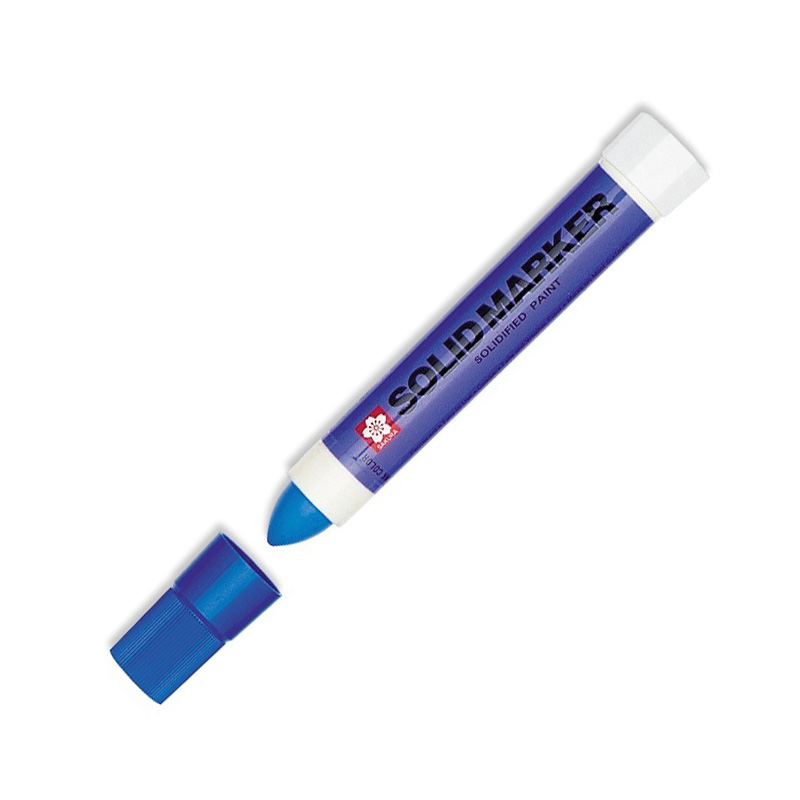 Bút sáp dầu chịu nhiệt độ cao Sakura Solid Marker High Temperature 12.0mm - Xanh dương (Blue) XSC#36