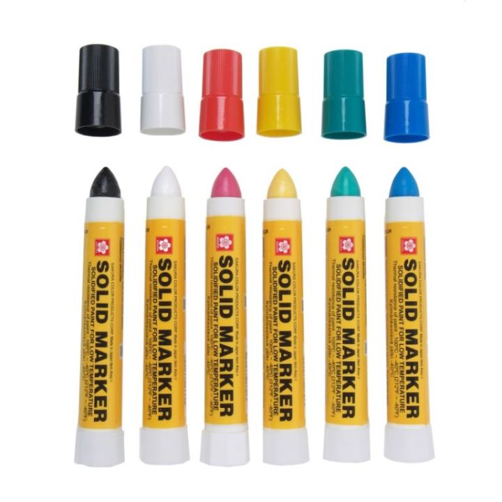 Bút sáp dầu chịu nhiệt độ thấp Sakura Solid Marker Low Temperature 12.0mm - Xanh dương (Blue) XSC-T#36