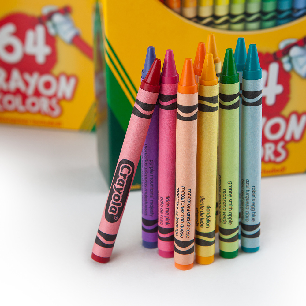 Bộ 64 bút sáp màu an toàn cho trẻ Crayola Crayons
