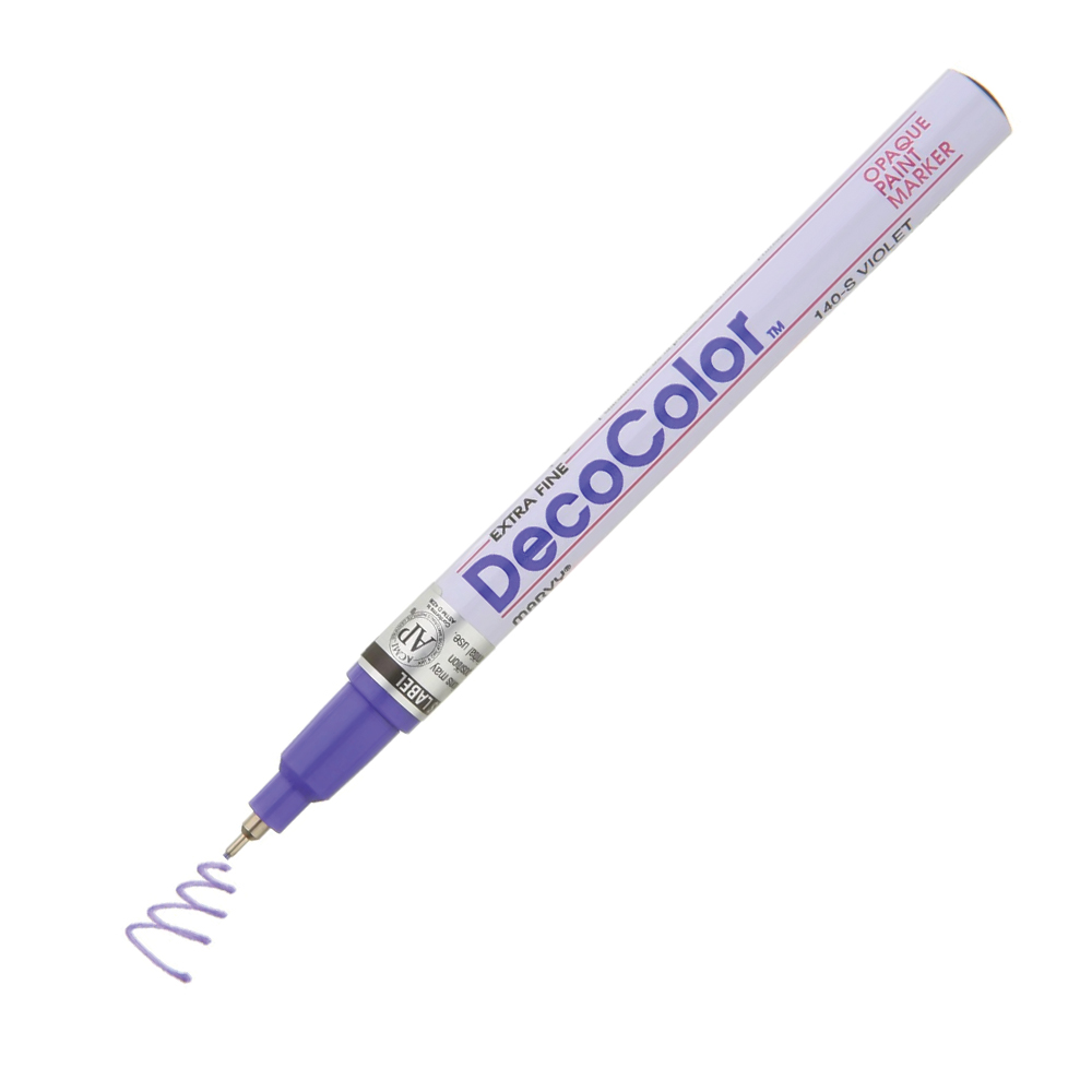 Bút sơn dầu viết thiệp Marvy DecoColor Paint Marker Extra Fine 0.8mm - Tím (Violet) #140