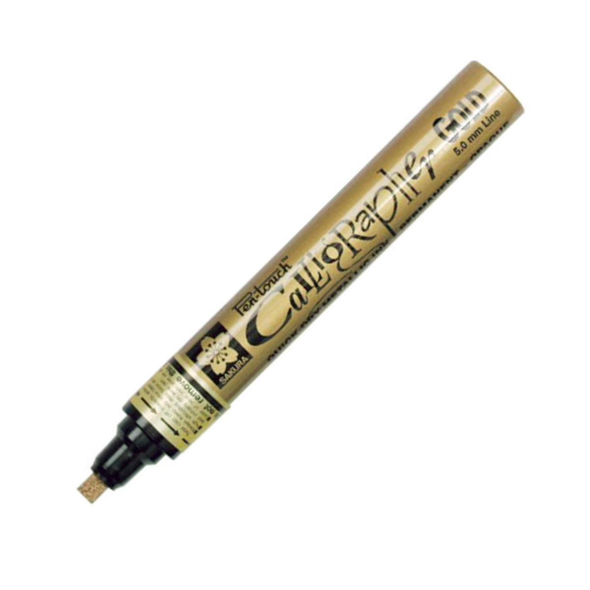 Bút sơn dầu ngòi dẹp vẽ đa chất liệu Sakura PenTouch Calligrapher, Medium Point - Ngòi 0.6 / 5.0mm (Cây lẻ)