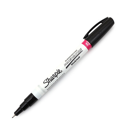 Bút sơn dầu ngòi kim vẽ đa chất liệu Sharpie Oil Based Extra Fine 0.4mm (Cây lẻ)