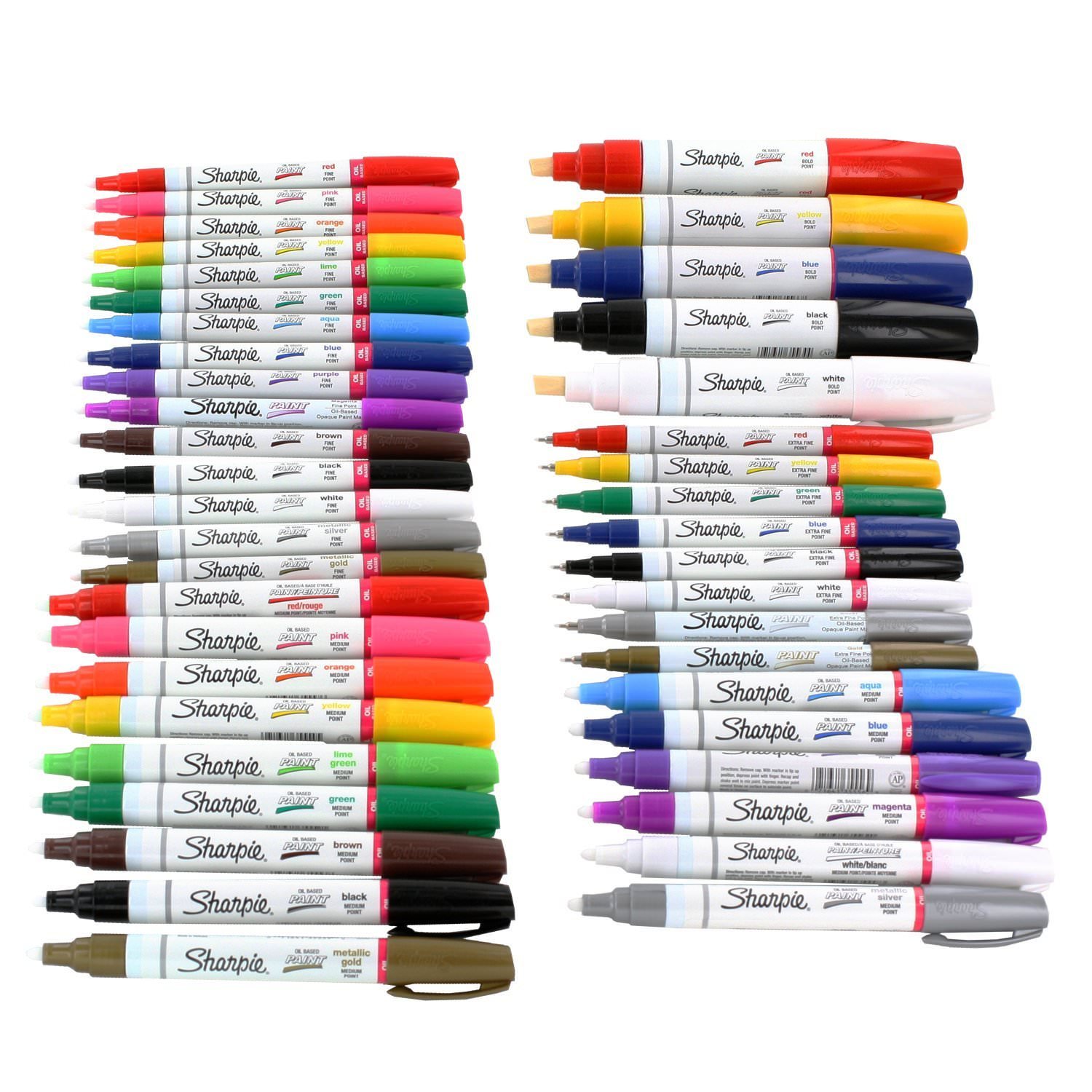 Bút sơn dầu ngòi to vẽ đa chất liệu Sharpie Oil Based Bold Point 5.0mm (Cây lẻ)