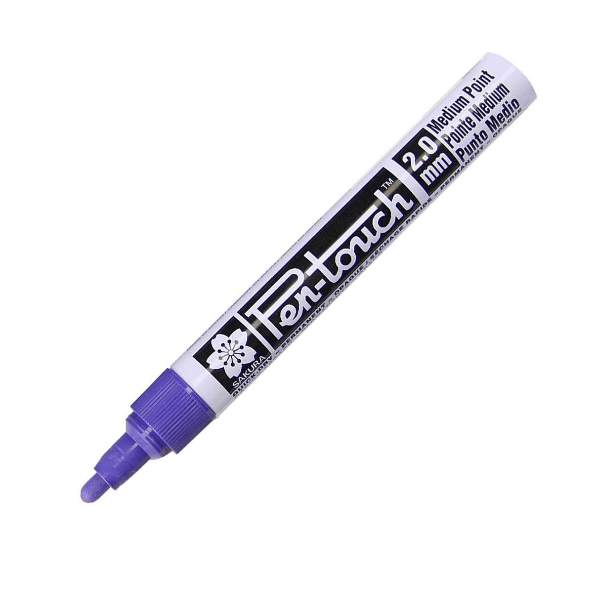 Bút sơn dầu Sakura Pentouch Medium Point 2.0mm đánh dấu đa năng - Tím (Purple) XPFKA#24