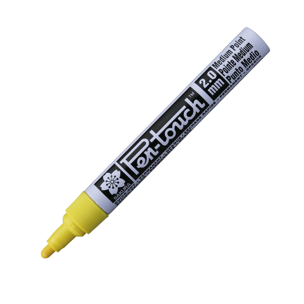 Bút sơn dầu Sakura Pentouch Medium Point 2.0mm đánh dấu đa năng - Vàng (Yellow) XPFKA#3