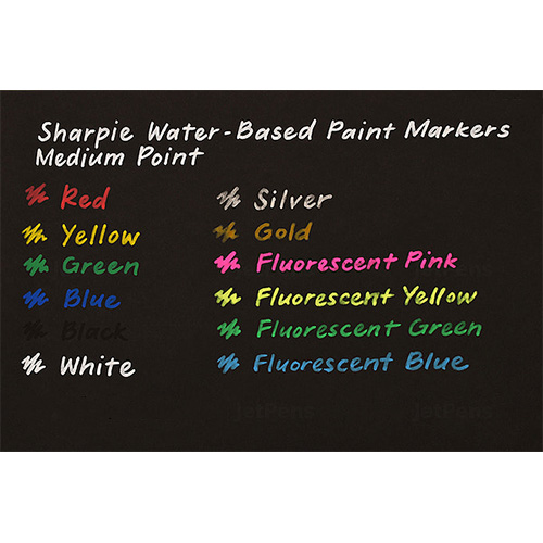 Bút sơn nước vẽ đa chất liệu Sharpie Water Based Medium 1.5mm (Cây lẻ)