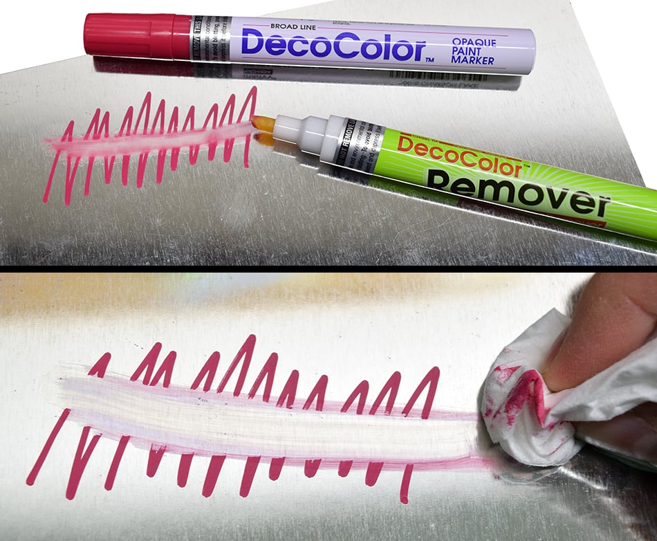 Bút sơn acrylic Marvy DecoColor Acrylic Extra Fine 0.8mm viết thiệp không lem - Vàng ánh kim (Gold) #115