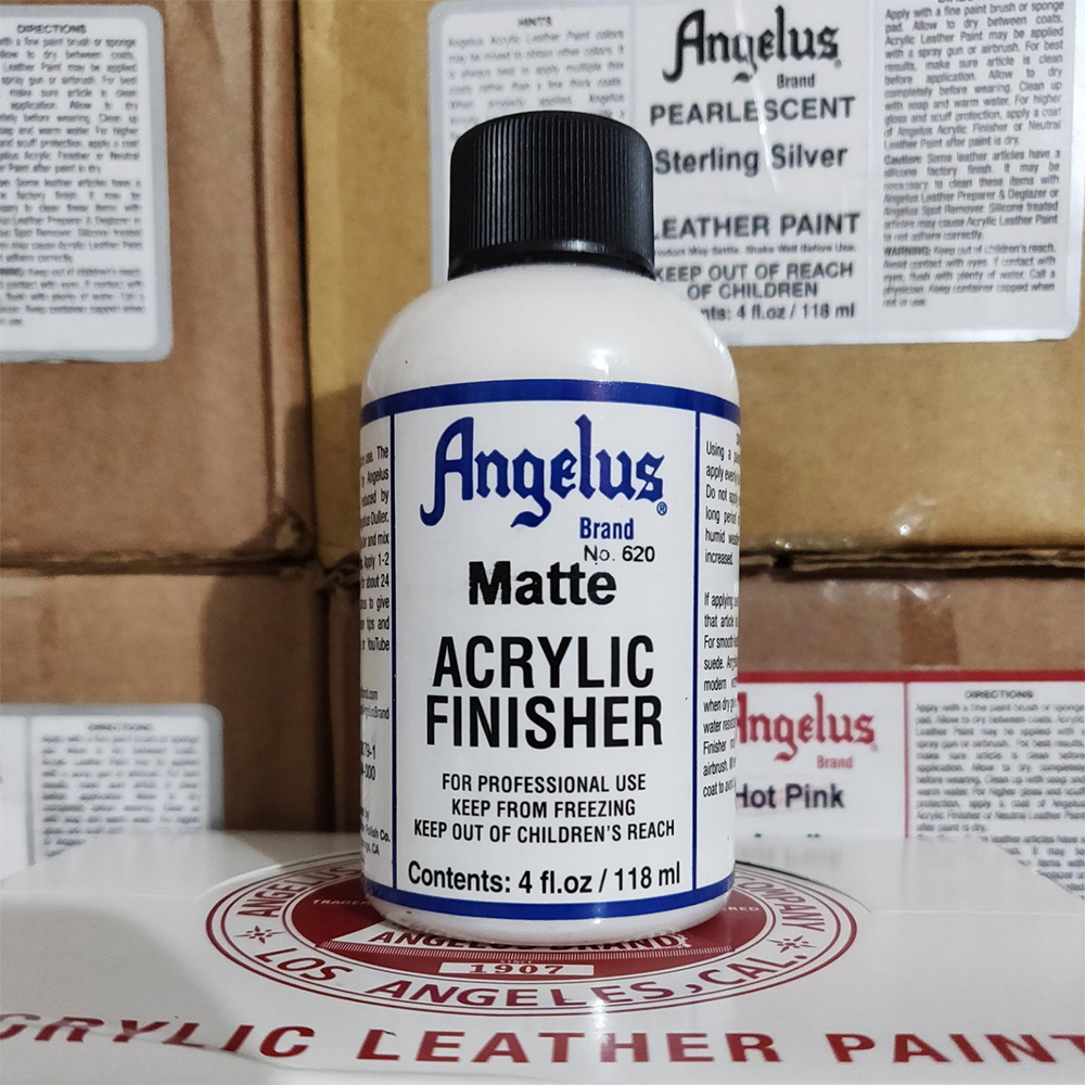 Dung dịch tạo lớp phủ bảo vệ màu Angelus Finisher Matte (Mờ) – 29.5ml (4Oz)