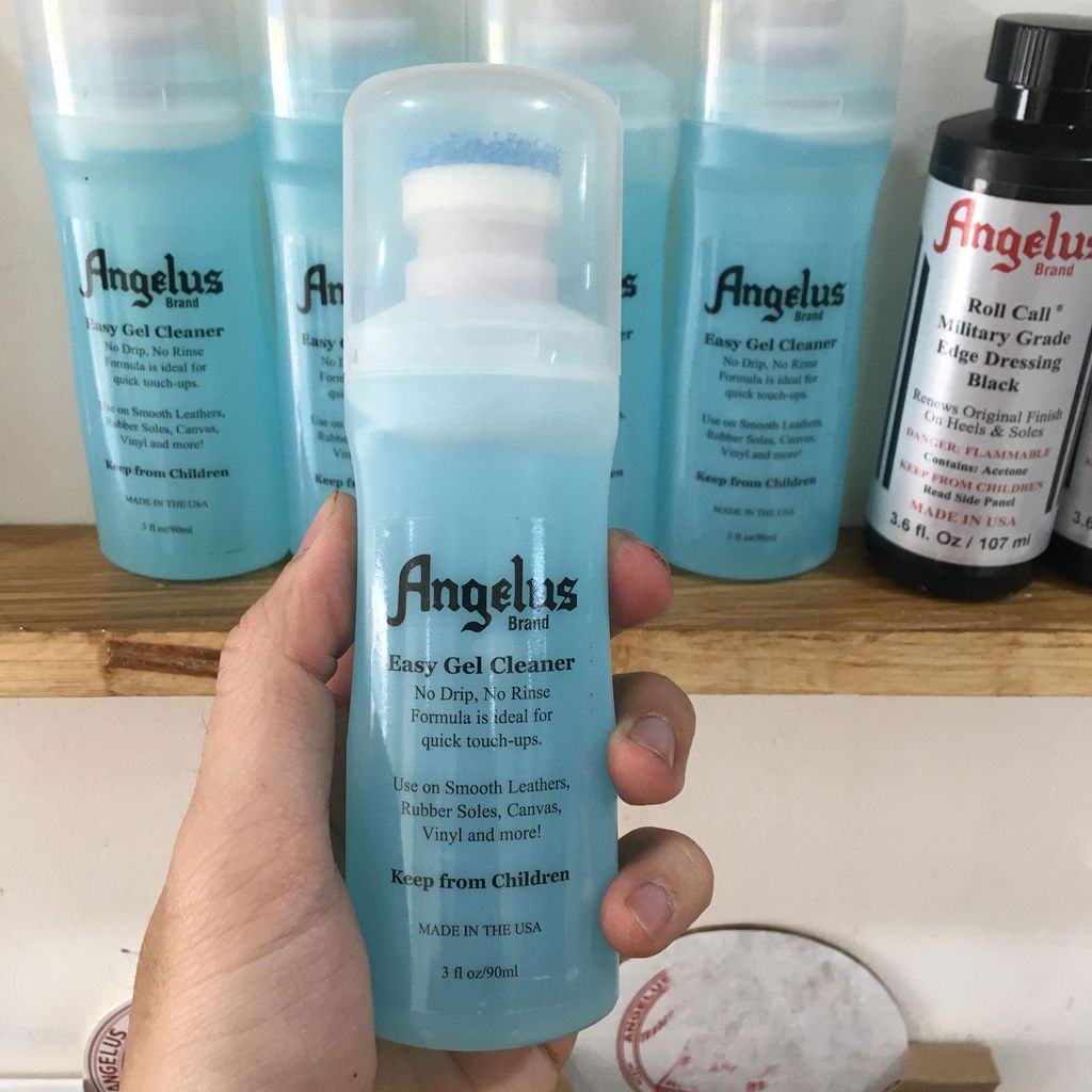 Chai Gel vệ sinh giày có dầu mút xốp tiện dụng Angelus Easy Gel Cleaner 90ml (3Oz)
