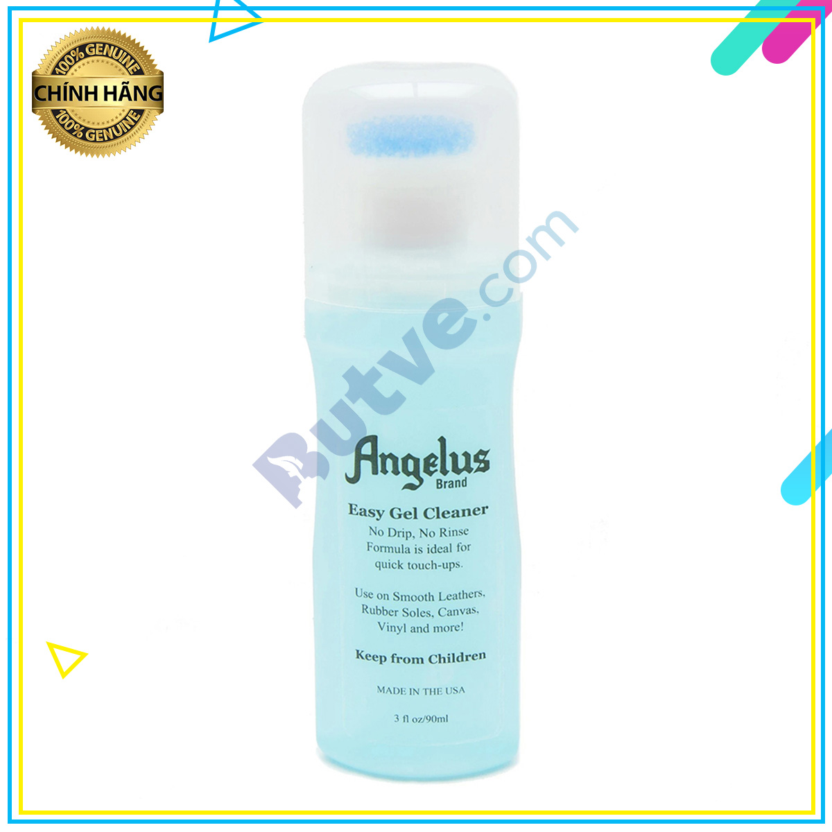 Chai Gel vệ sinh giày có dầu mút xốp tiện dụng Angelus Easy Gel Cleaner 90ml (3Oz)