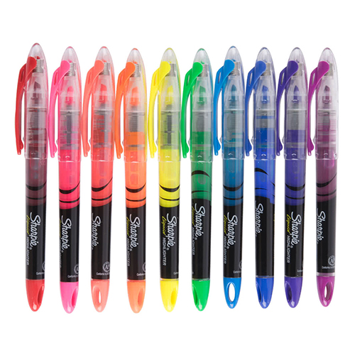 Vỉ 10 bút dạ quang gốc nước Sharpie Liquid Highlighter