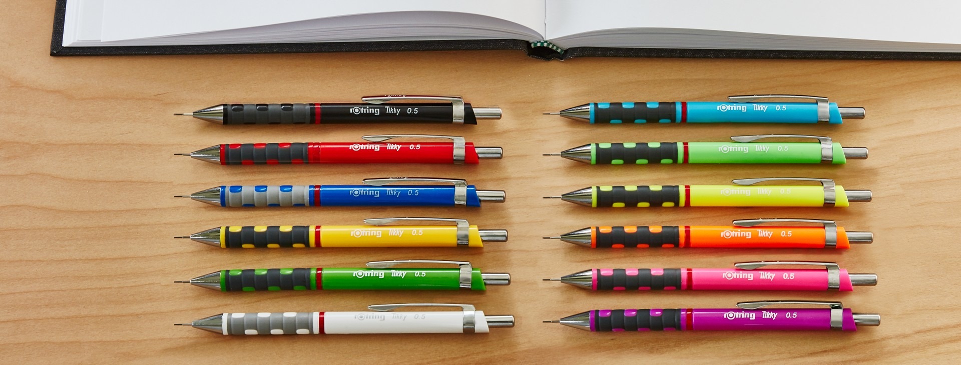 Bút chì bấm cơ học phổ thông vẽ phác thảo Rotring Tikky Mechanical Pencil (Cây lẻ)