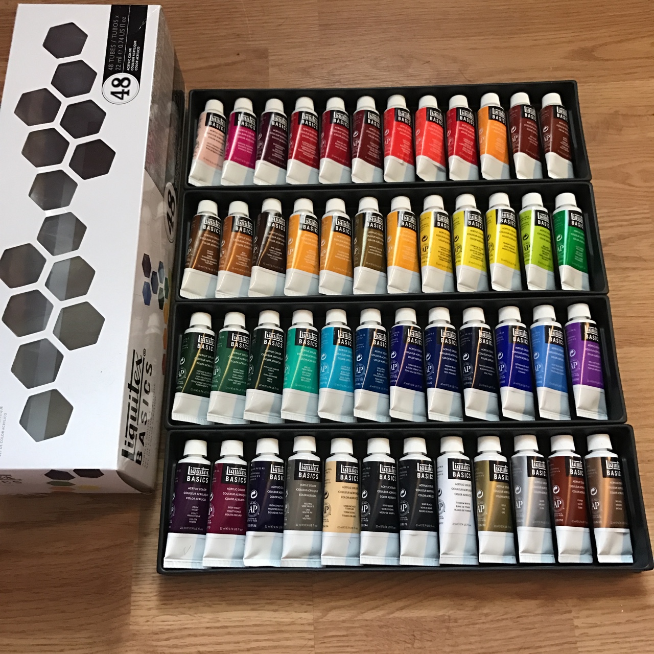 Màu acrylic phổ thông, vẽ đa chất liệu Liquitex Basic Acrylic 118ml (4Oz)