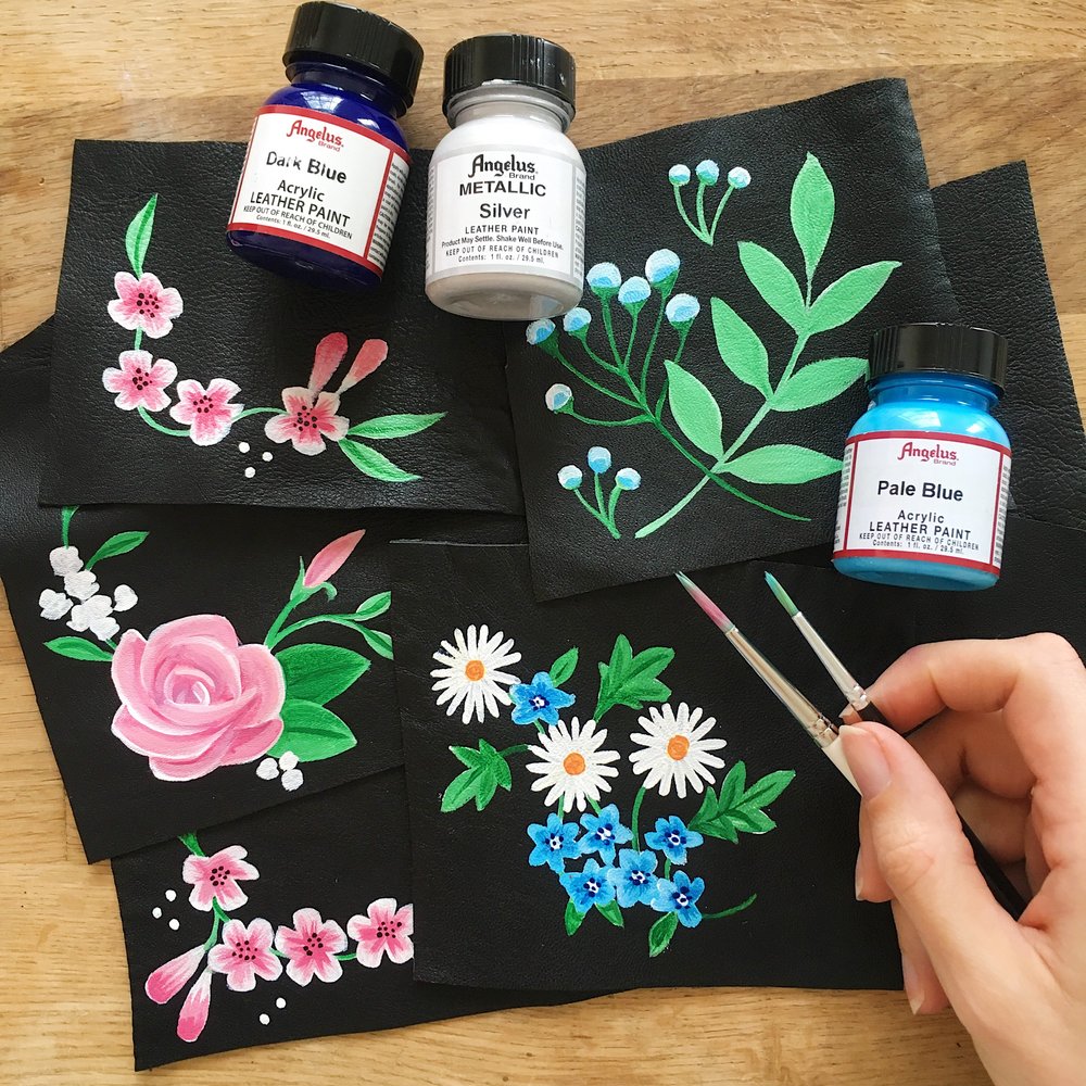 Màu acrylic vẽ lên da, vải Angelus Leather Paint (Standard) – 29.5ml (1Oz)