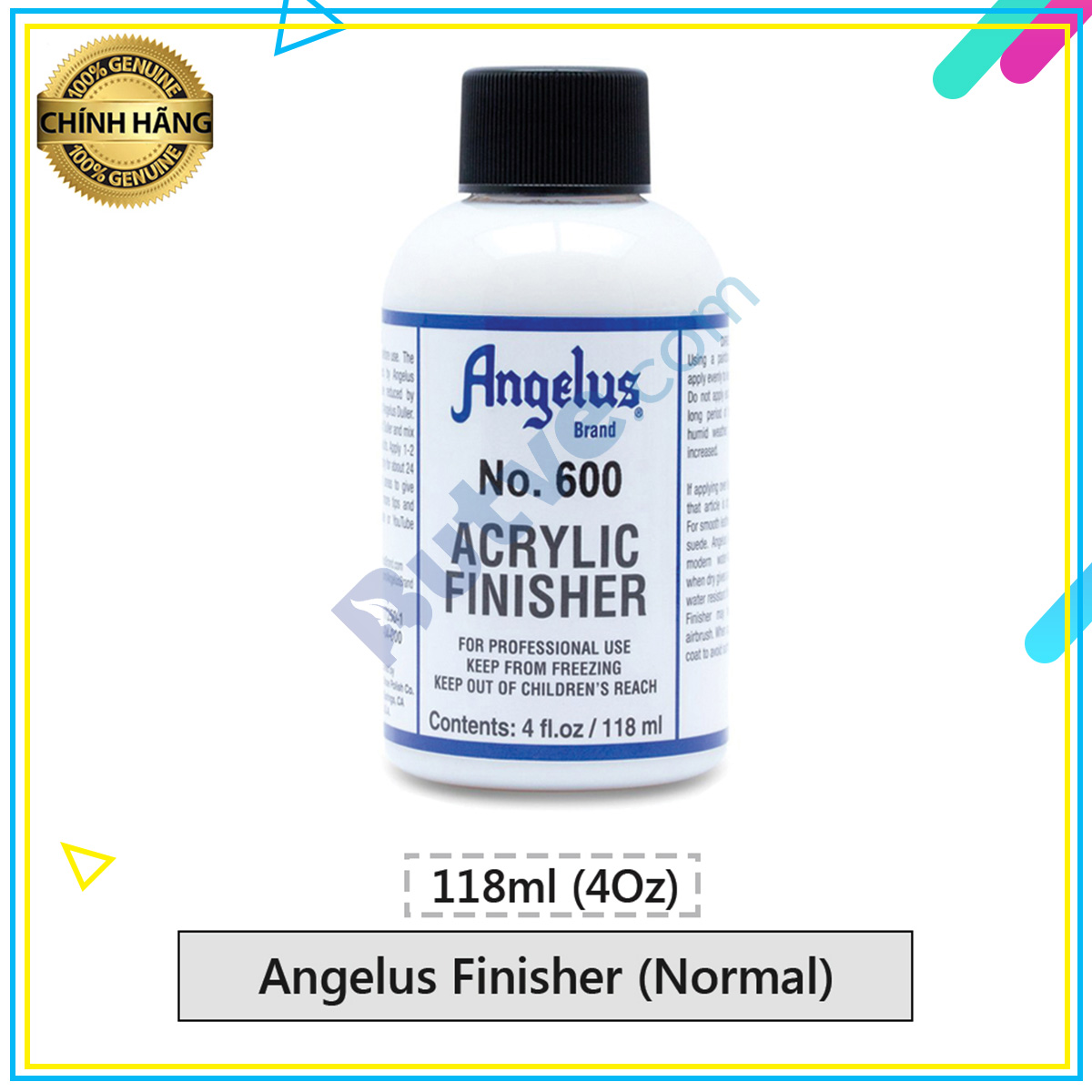 Dung dịch bảo vệ màu Angelus Finisher Normal (Bóng nhẹ) – 118ml