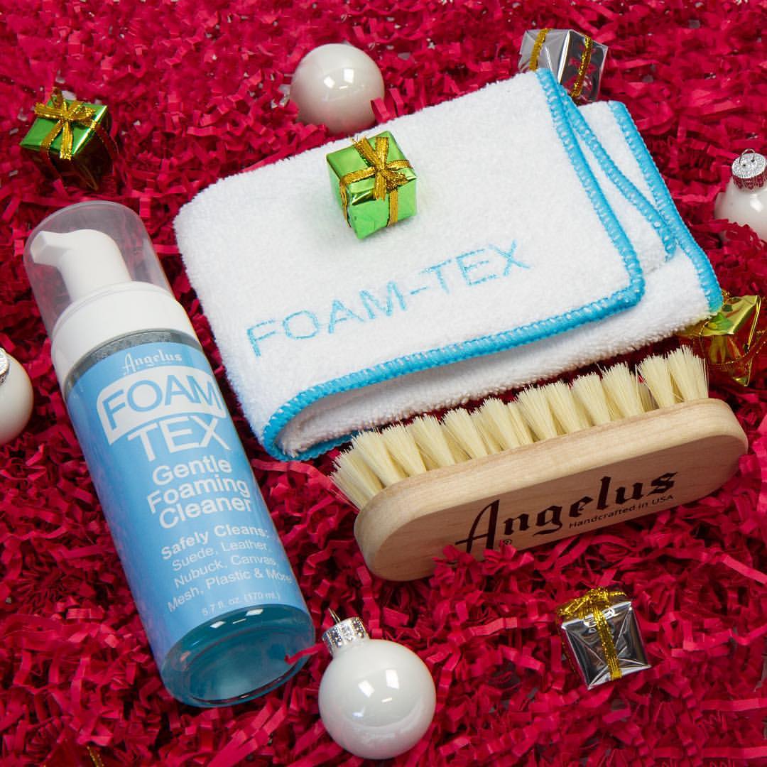 Bình xịt vệ sinh giày đa năng dạng bọt Angelus Foam-Tex – 170ml (5.7Oz)