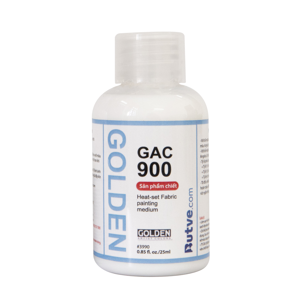 Dung môi pha màu vẽ lên bề mặt vải, canvas, lưới, da lộn Golden GAC 900 (Chiết)