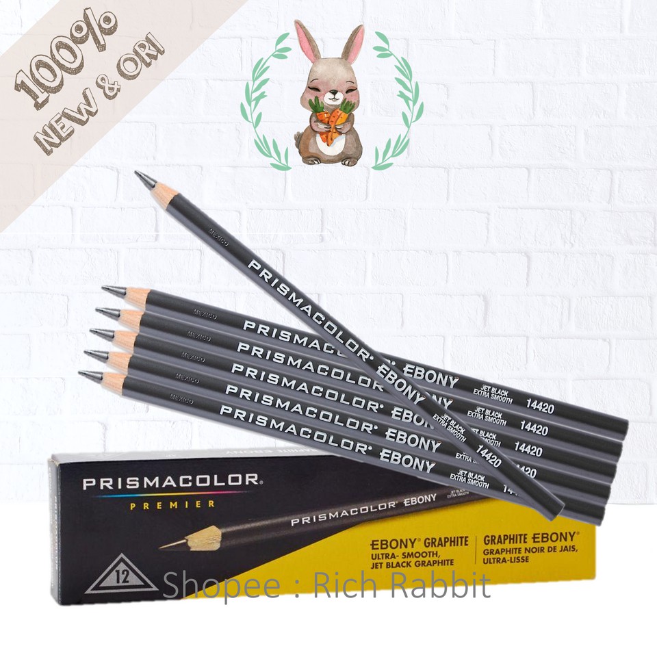 Bút chì than tạo nét cao cấp Prismacolor Premier Ebony Pencil (Cây lẻ)