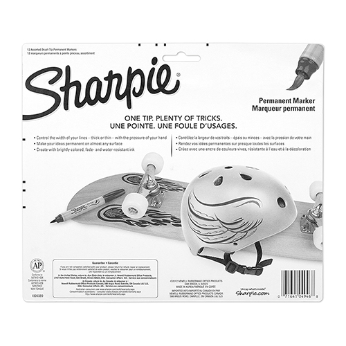 Bút lông dầu ngòi cọ vẽ đa chất liệu Sharpie Brush Tip 4.5mm (Cây lẻ)