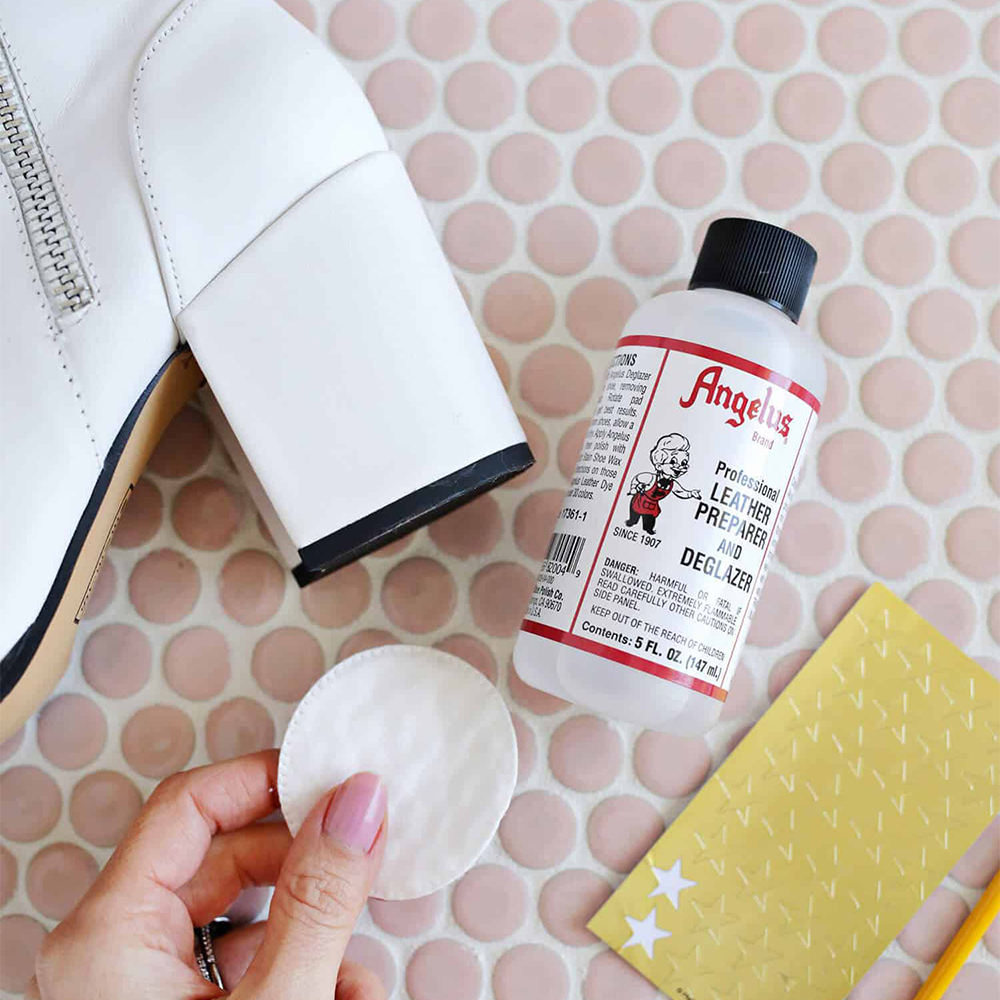 Dung dịch vệ sinh và tẩy lớp bảo vệ màu Angelus Preparer Deglazer – 147ml (5Oz)