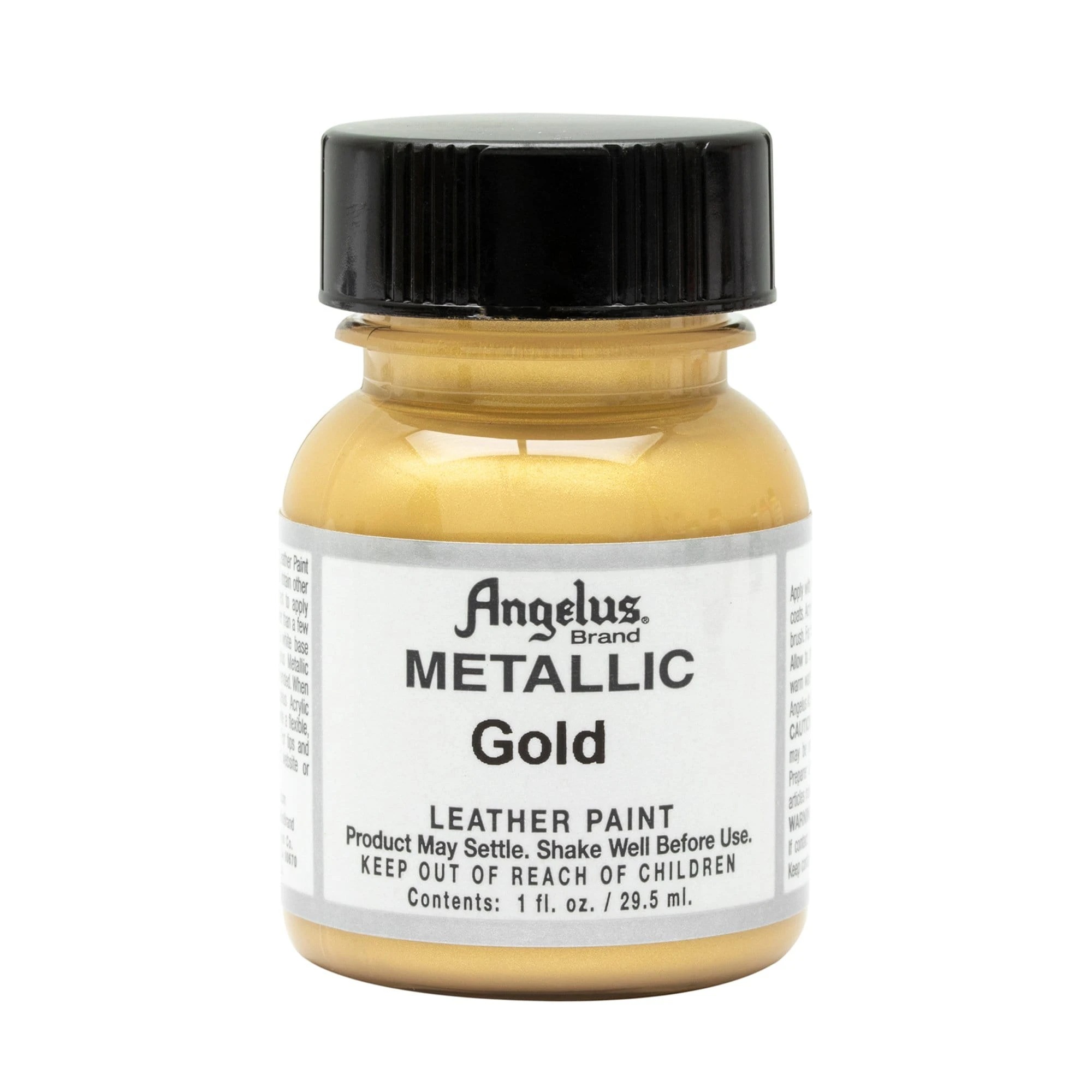 Màu acrylic ánh kim vẽ lên da, vải Angelus Leather Paint (Metallic) – 29.5ml (1Oz)