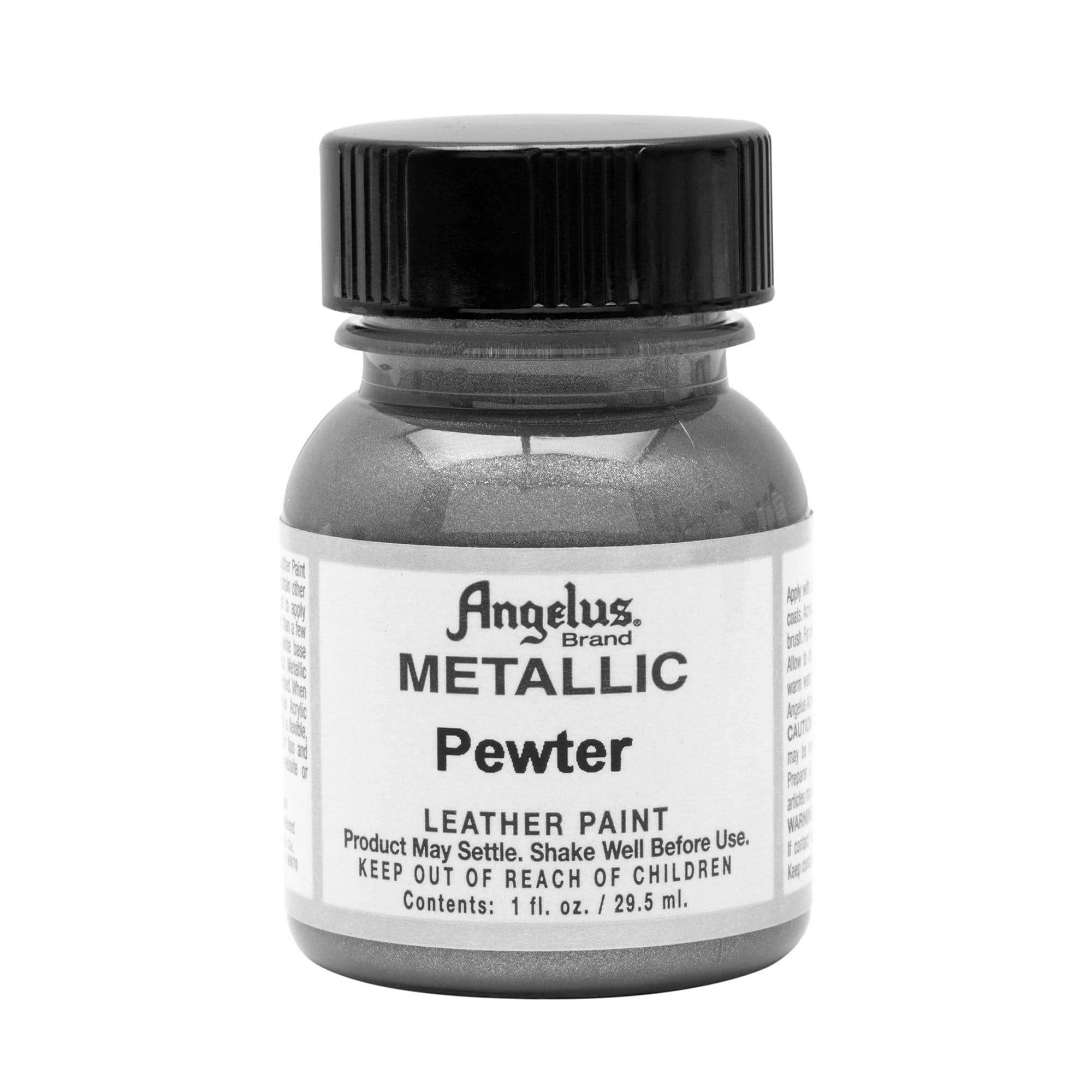 Màu acrylic ánh kim vẽ lên da, vải Angelus Leather Paint (Metallic) – 29.5ml (1Oz)