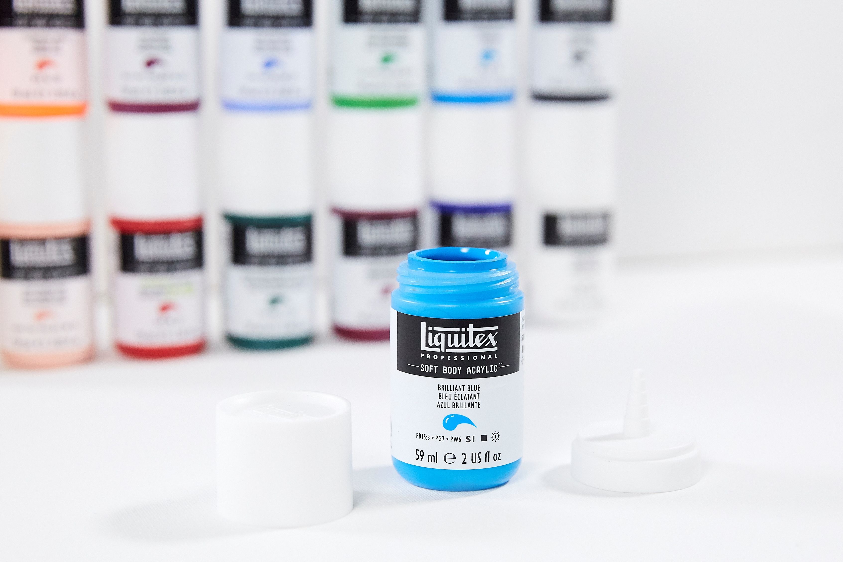 Màu acrylic vẽ vải cao cấp Liquitex Professional Soft Body Acrylic - 59ml (2Oz)