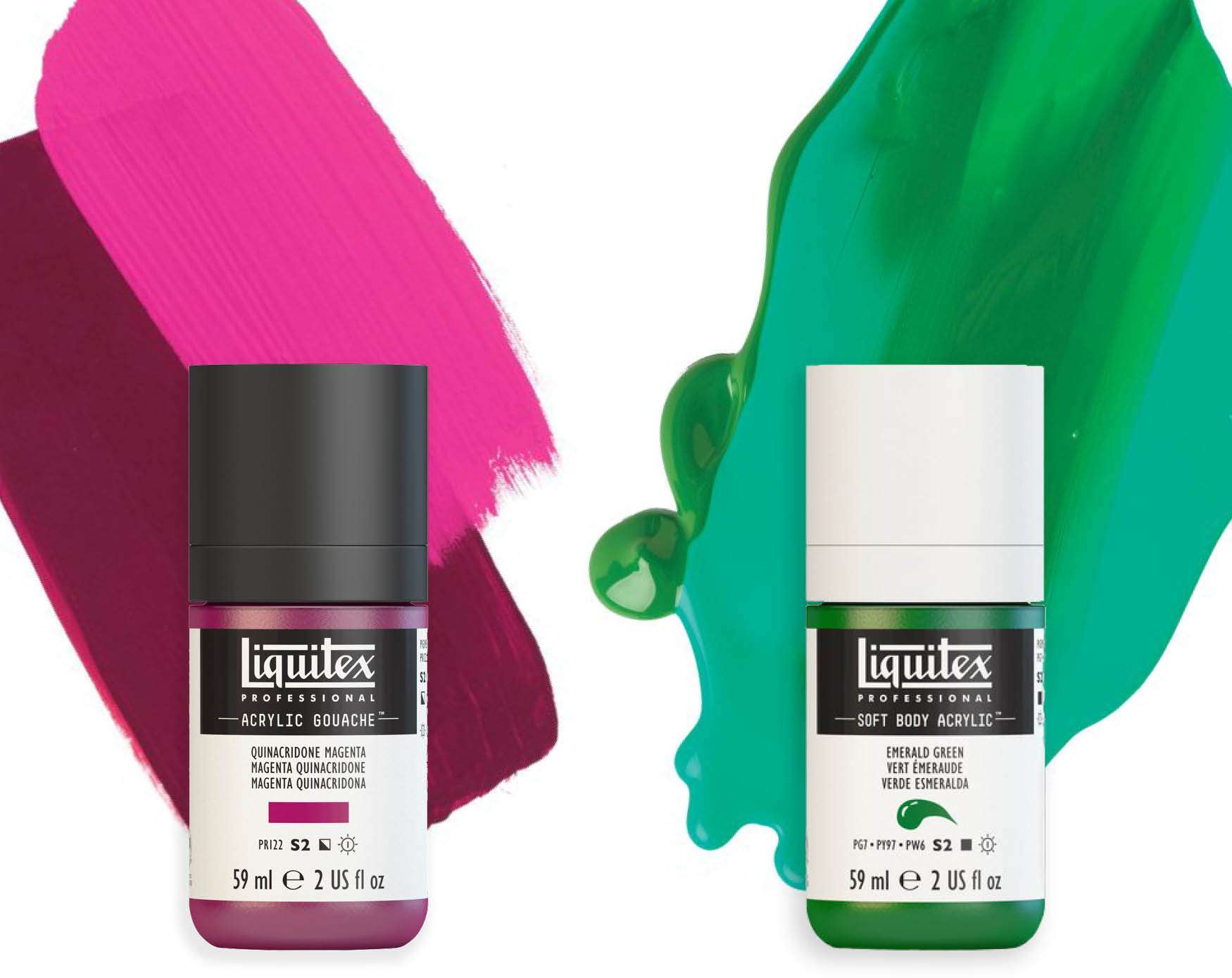 Màu acrylic vẽ vải cao cấp Liquitex Professional Soft Body Acrylic - 59ml (2Oz)