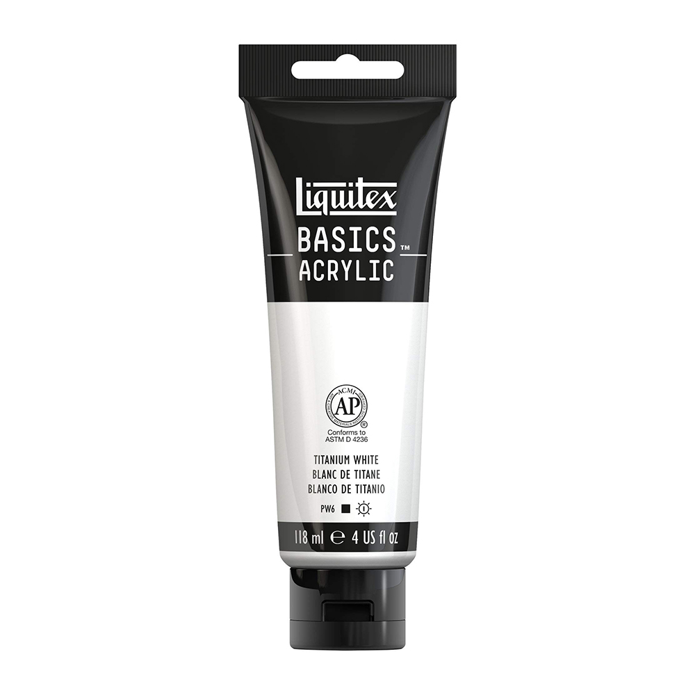 Màu acrylic phổ thông, vẽ đa chất liệu Liquitex Basic Acrylic 118ml (4Oz)