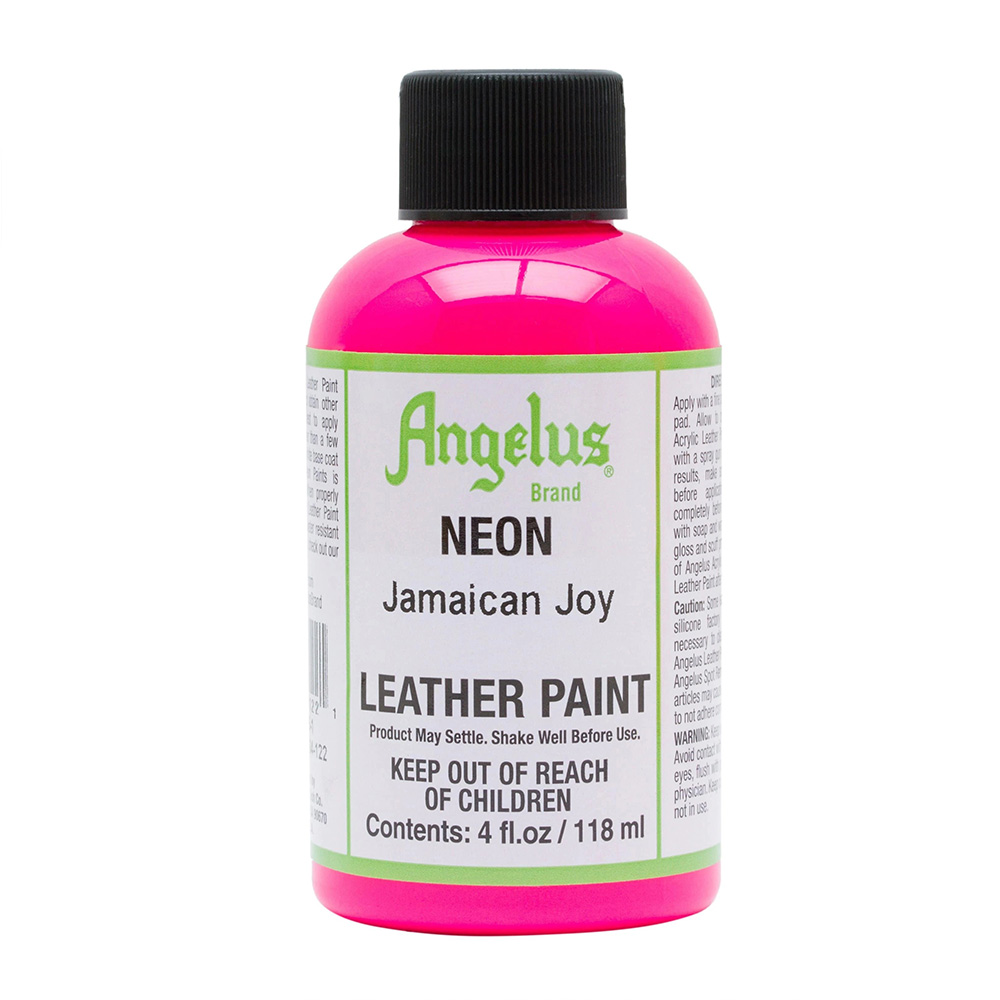 Màu acrylic vẽ lên da, vải Angelus Leather Paint (Neon) – 118ml (4Oz)