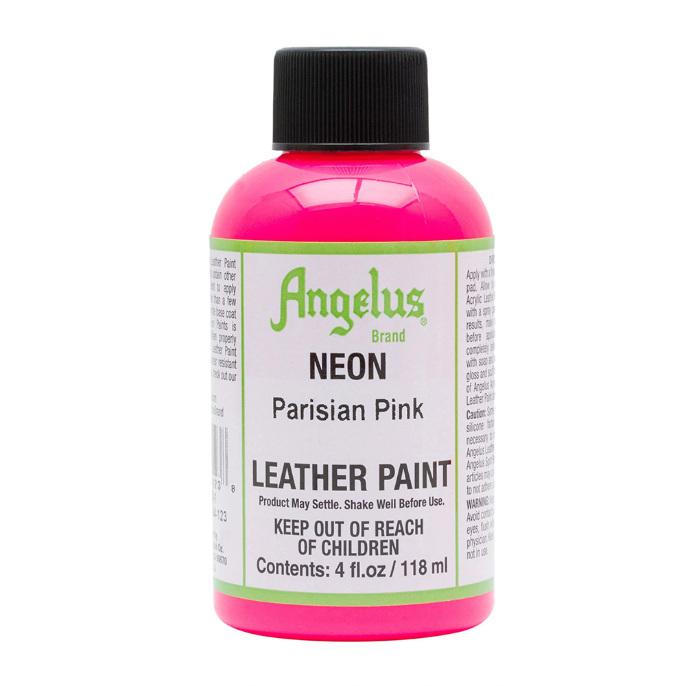 Màu acrylic vẽ lên da, vải Angelus Leather Paint (Neon) – 118ml (4Oz)