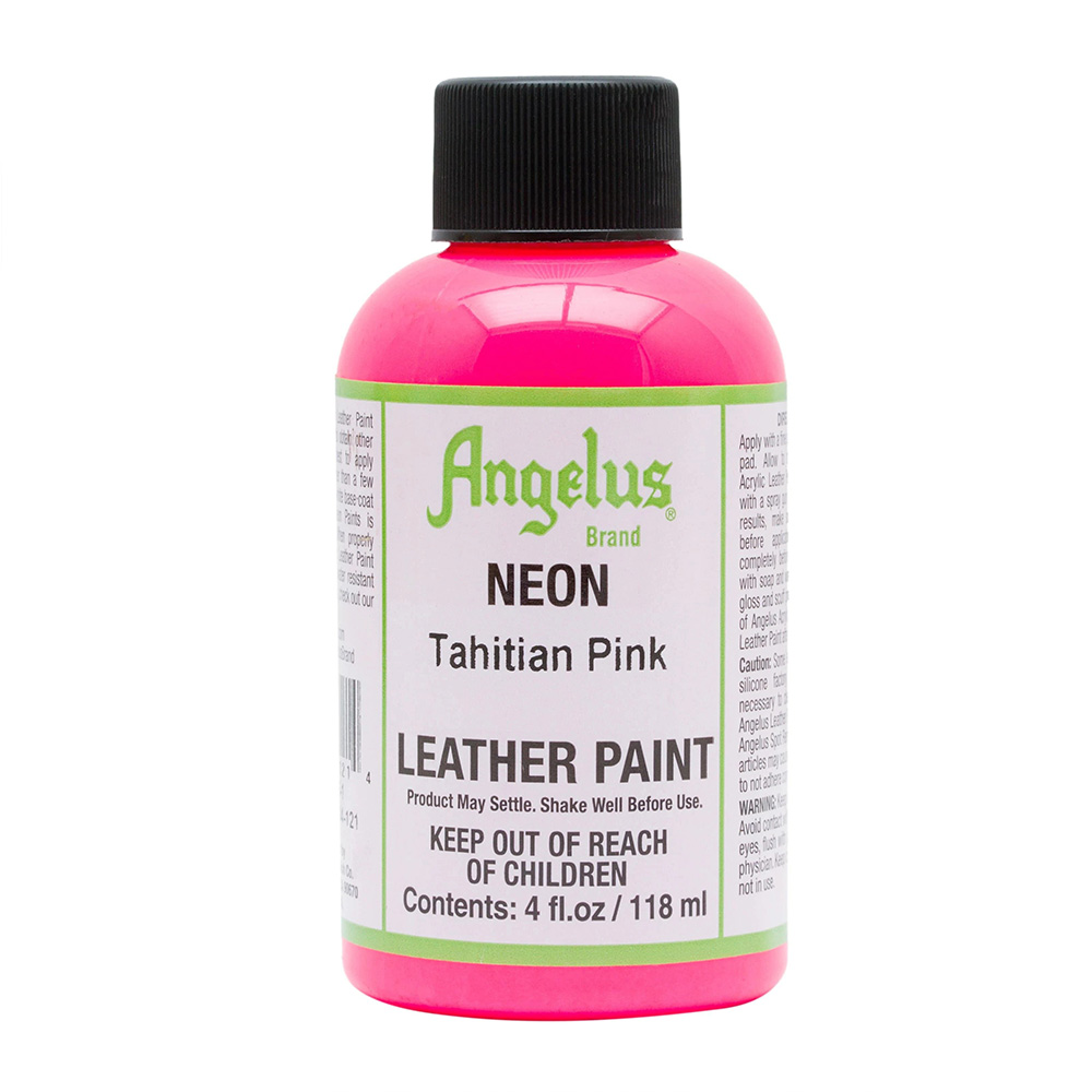 Màu acrylic vẽ lên da, vải Angelus Leather Paint (Neon) – 118ml (4Oz)
