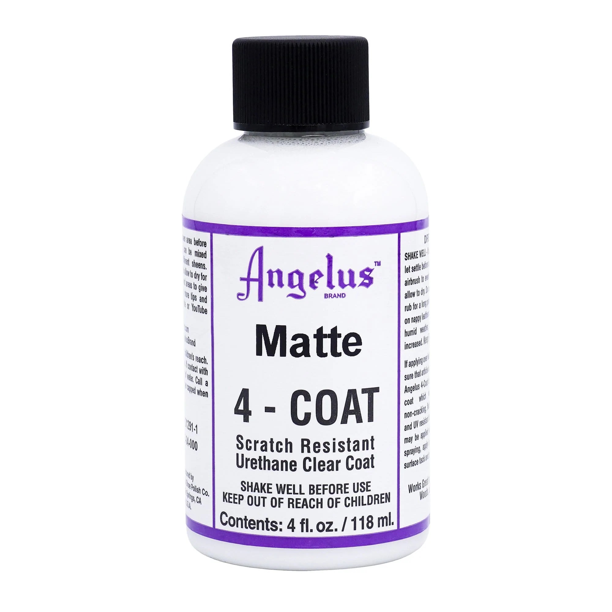 Dung dịch phủ bảo vệ màu cao cấp ít bóng Angelus 4 Coat Matte