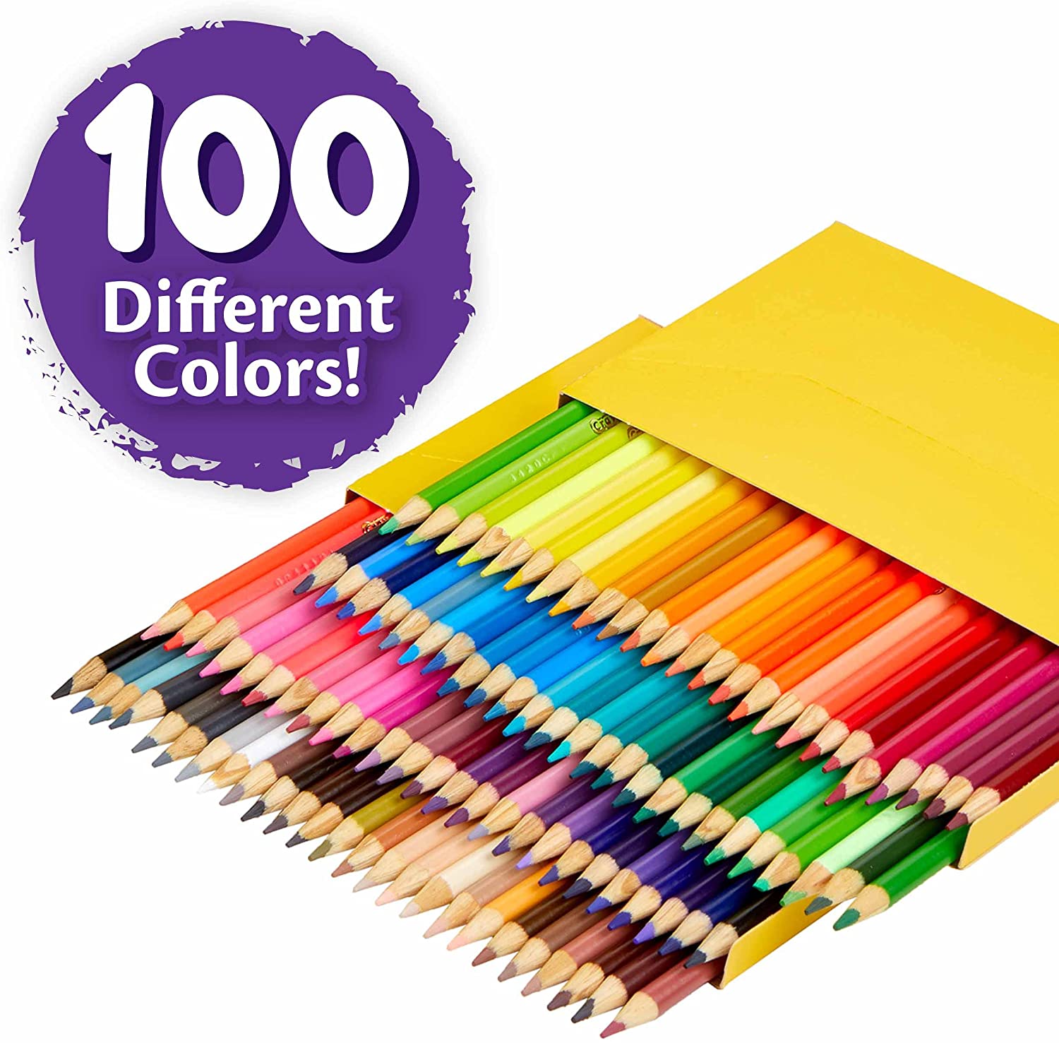 Bộ 50 bút chì màu an toàn cho trẻ Crayola Colored Pencil