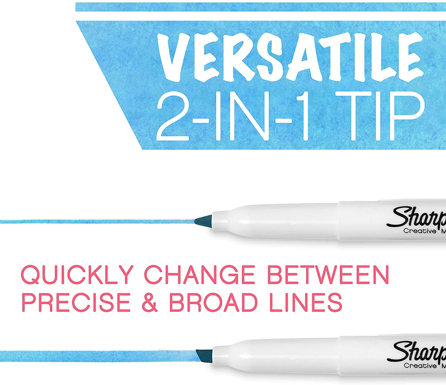 Bút đánh dấu thông minh ngòi vát Sharpie S-Note Creative Markers 2.5mm