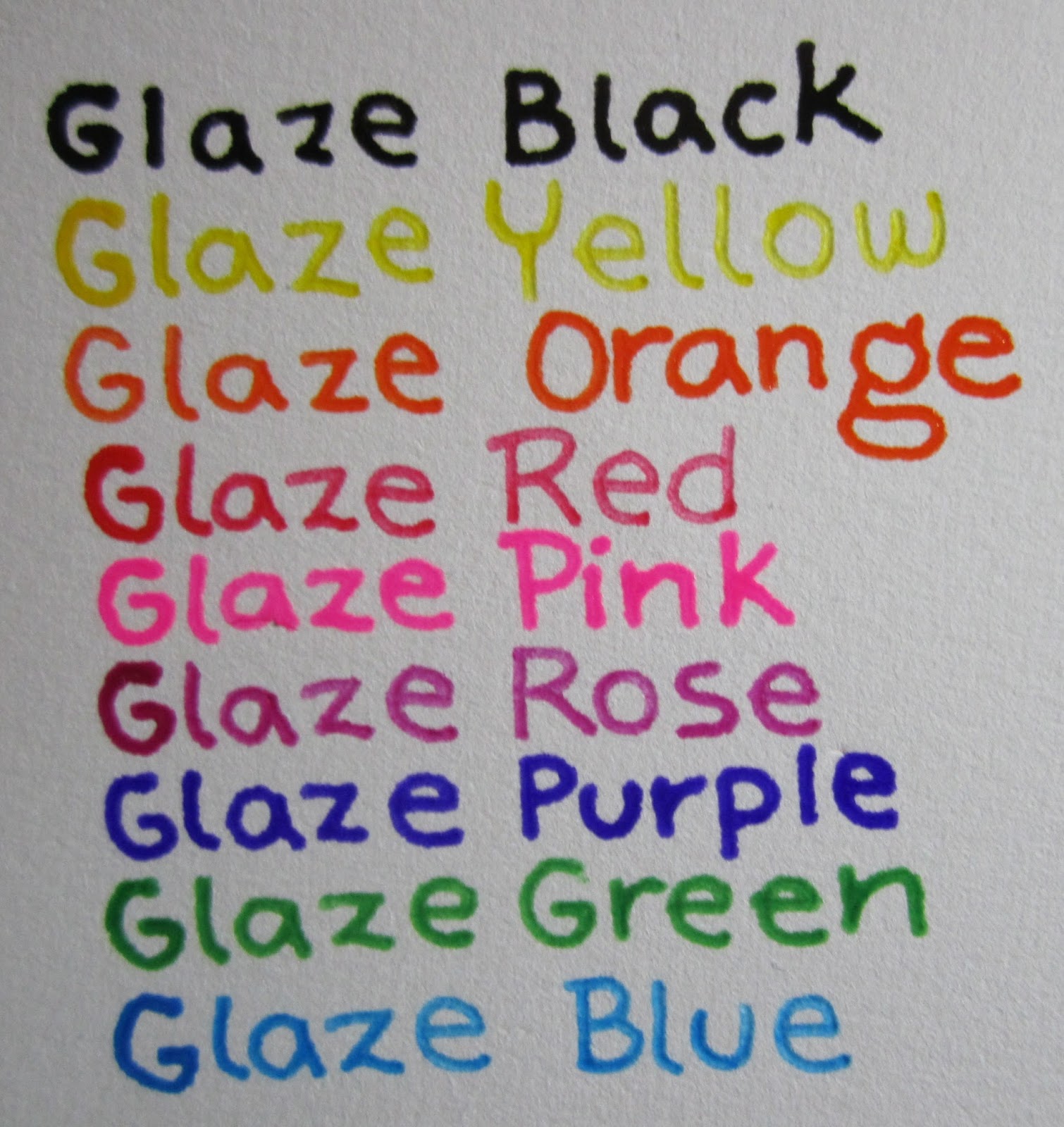 Bút Gel nét mực 3D sáng bóng Sakura Gelly Roll Glaze - Ngòi 0.6mm