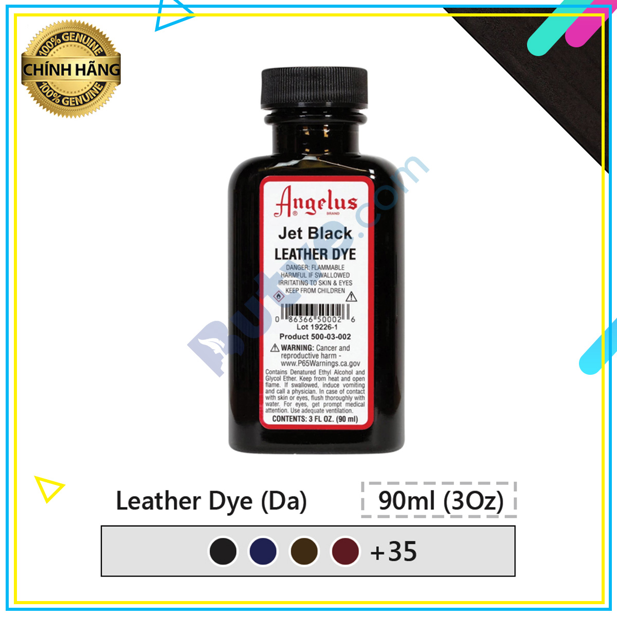 Thuốc nhuộm màu da cao cấp Angelus Leather Dye – 90ml (3Oz)