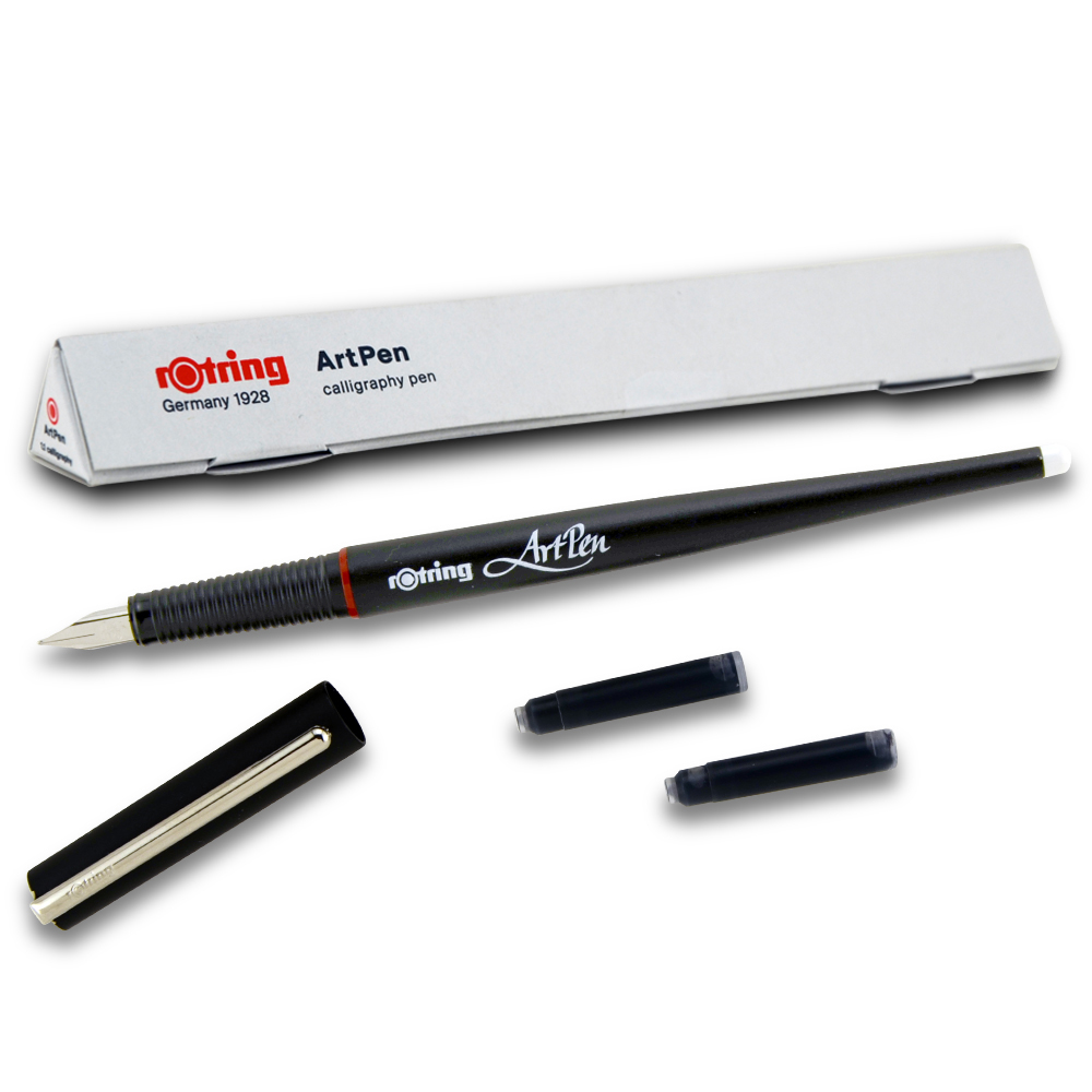 Hộp 6 ruột mực cho bút máy viết chữ thư pháp Rotring ArtPen Ink