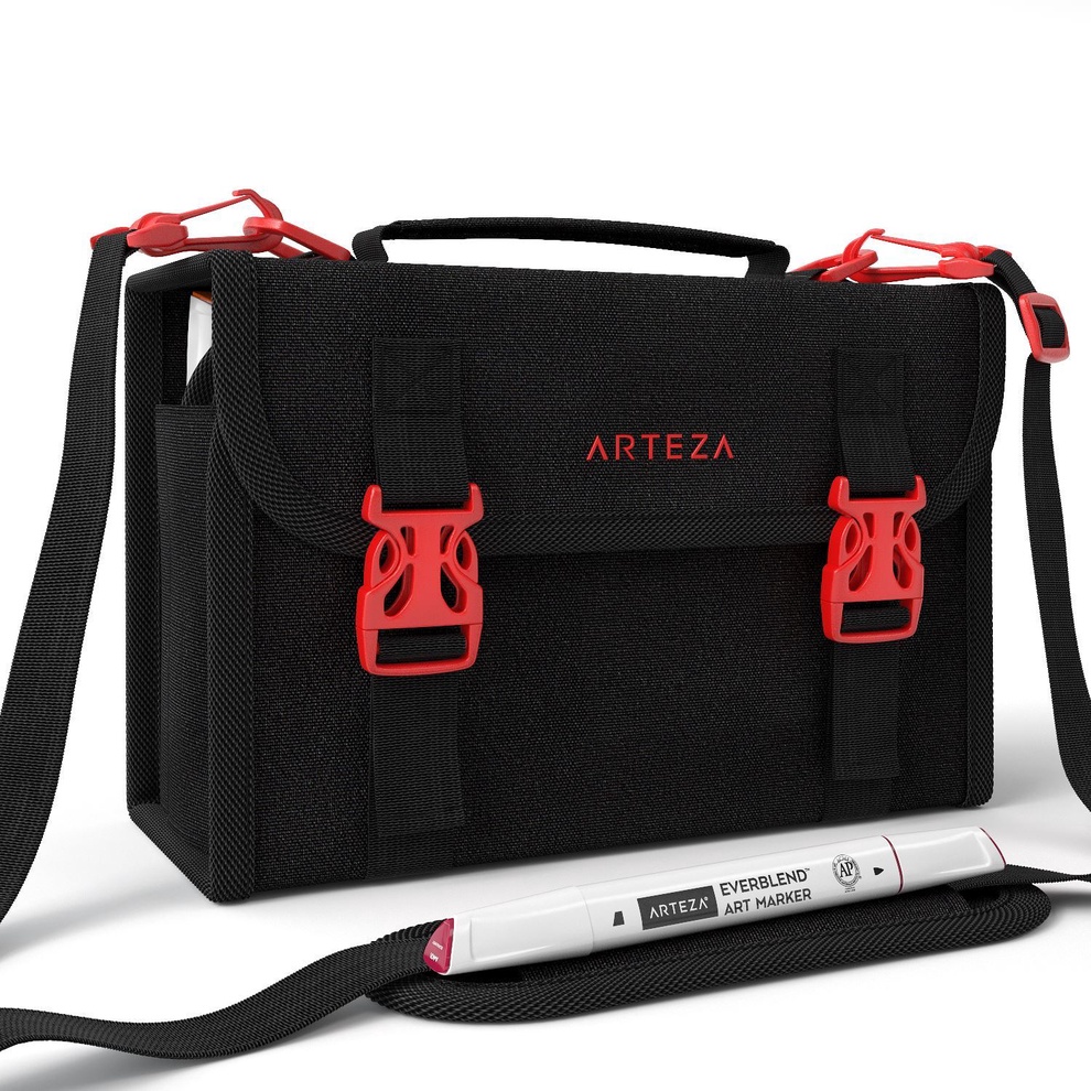 Bộ 144 bút marker 2 đầu vẽ phác thảo cao cấp EverBlend Art Markers