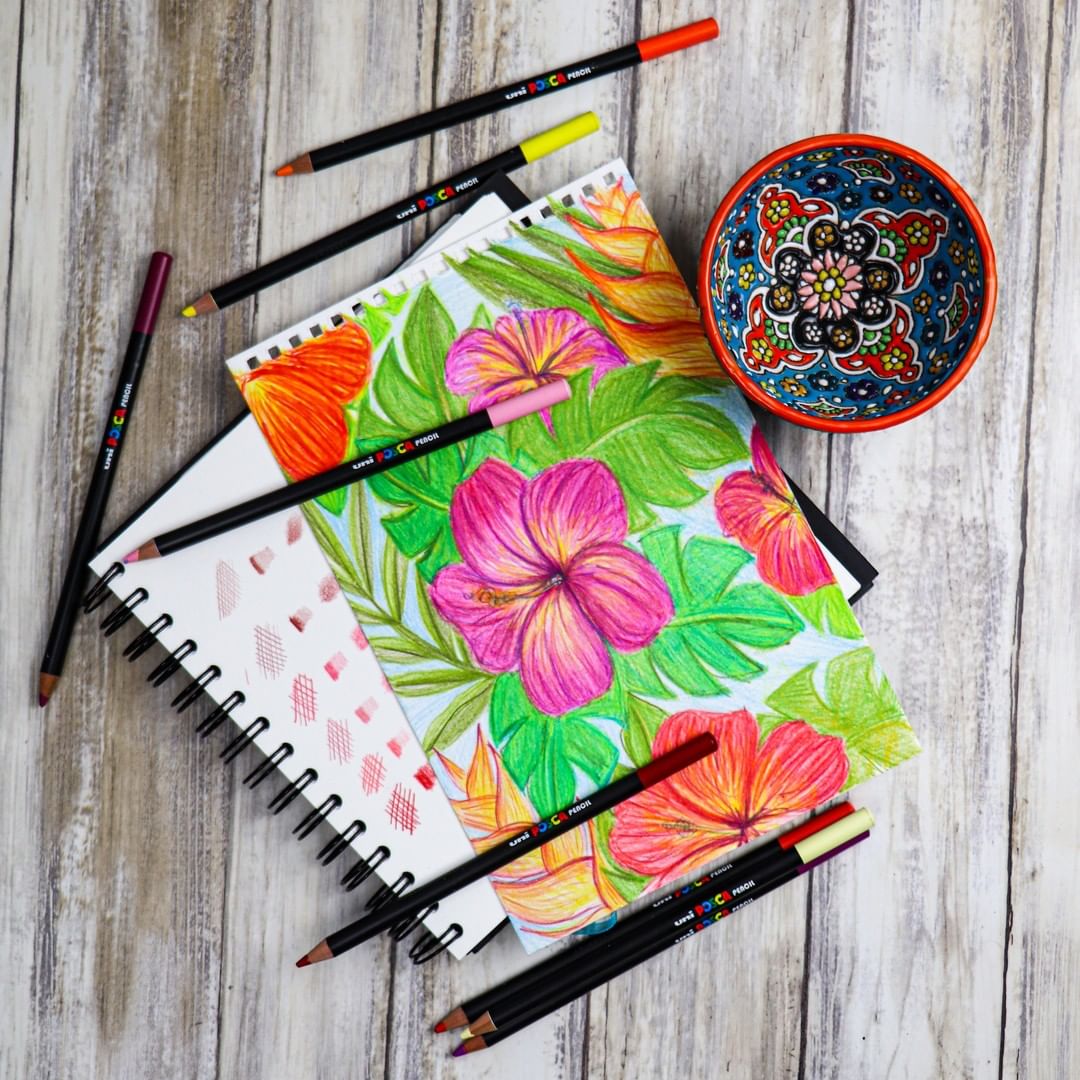 Bút sơn nước vẽ đa chất liệu ngòi vát Uni Posca PC-8K chính hãng ngòi 8.0mm (Cây lẻ)