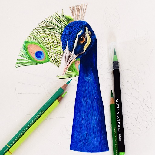 Bộ 96 cây bút lông màu ngòi cọ cao cấp Arteza Brush Pens (Hộp nhựa)
