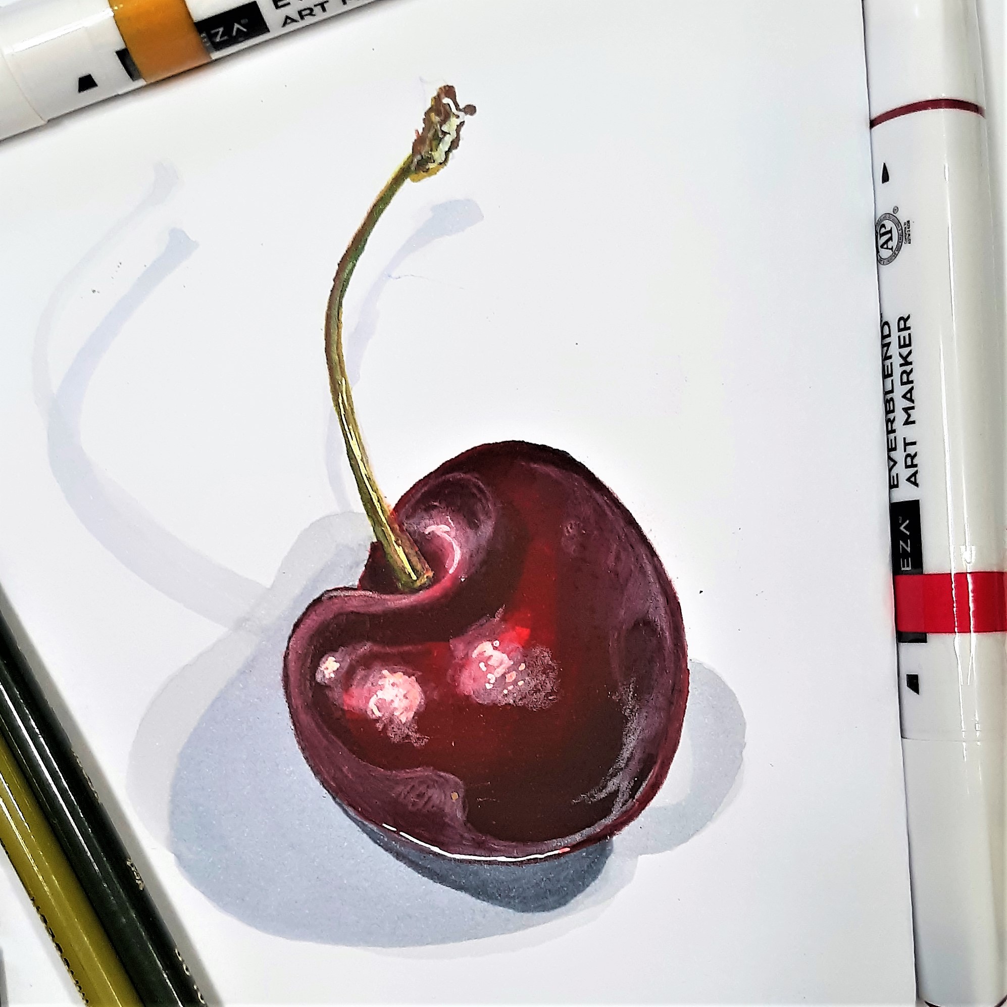 Bộ 144 bút marker 2 đầu vẽ phác thảo cao cấp EverBlend Art Markers